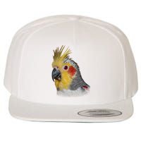 Captivating Cockatiel Portrait Wool Snapback Cap