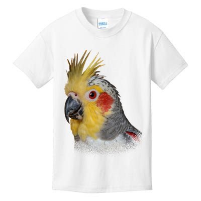 Captivating Cockatiel Portrait Kids T-Shirt