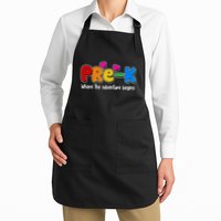 Cute Colorful Pre K Where The Adventure Begins Apron