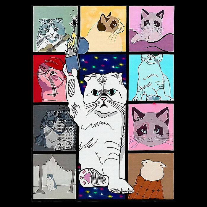 Cute Cat Purring In My Lap Cause It Loves Me Cat Lover Doggie Tank