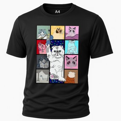 Cute Cat Purring In My Lap Cause It Loves Me Cat Lover Performance Shirt