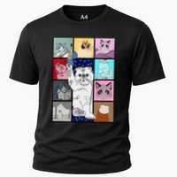Cute Cat Purring In My Lap Cause It Loves Me Cat Lover Performance Shirt