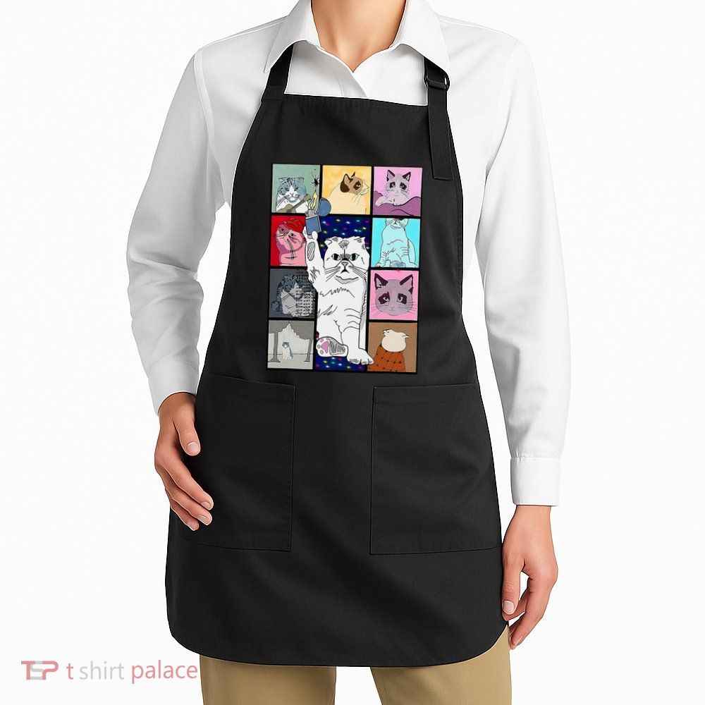 Cute Cat Purring In My Lap Cause It Loves Me Cat Lover Apron
