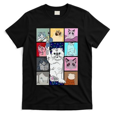 Cute Cat Purring In My Lap Cause It Loves Me Cat Lover T-Shirt