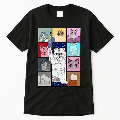 Cute Cat Purring In My Lap Cause It Loves Me Cat Lover Tall T-Shirt