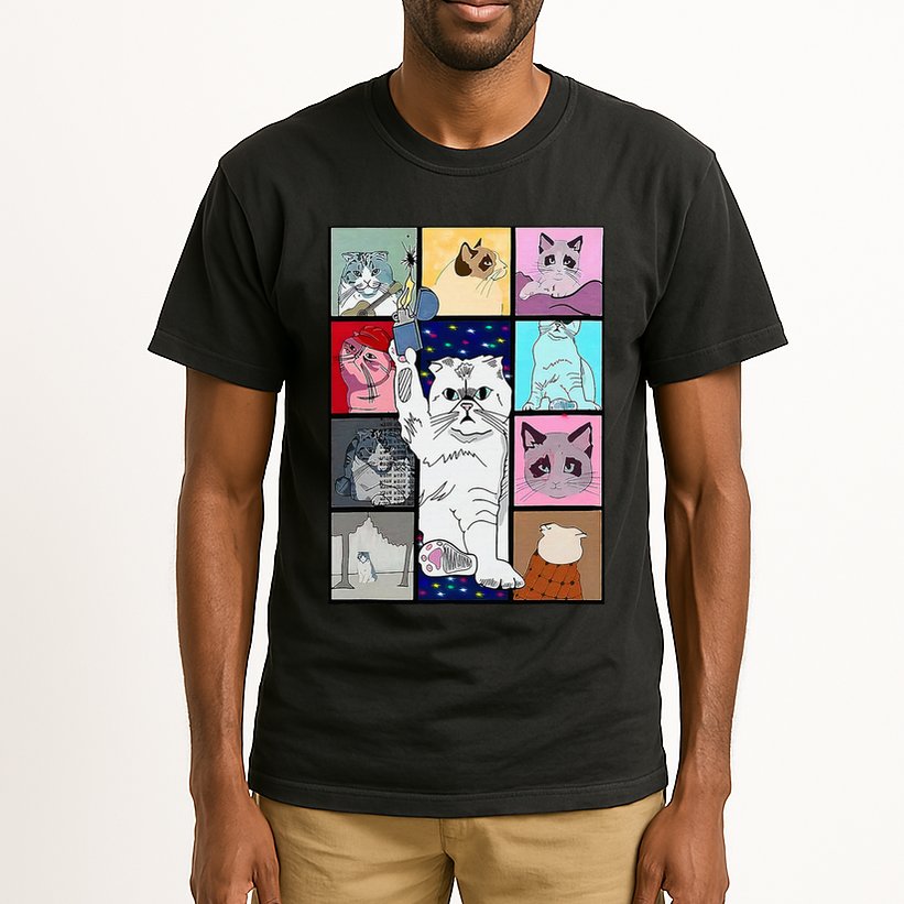 Cute Cat Purring In My Lap Cause It Loves Me Cat Lover Tall T-Shirt