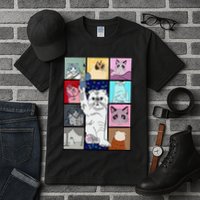 Cute Cat Purring In My Lap Cause It Loves Me Cat Lover Tall T-Shirt