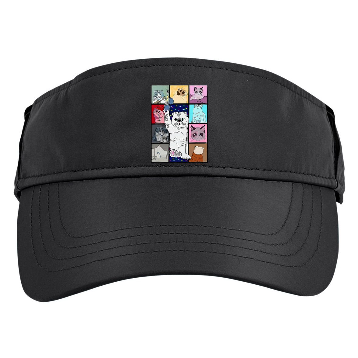 Cute Cat Purring In My Lap Cause It Loves Me Cat Lover Adult Drive Performance Visor