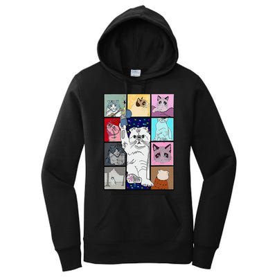 Cute Cat Purring In My Lap Cause It Loves Me Cat Lover Women's Pullover Hoodie