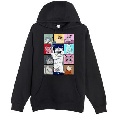 Cute Cat Purring In My Lap Cause It Loves Me Cat Lover Premium Pullover Hoodie