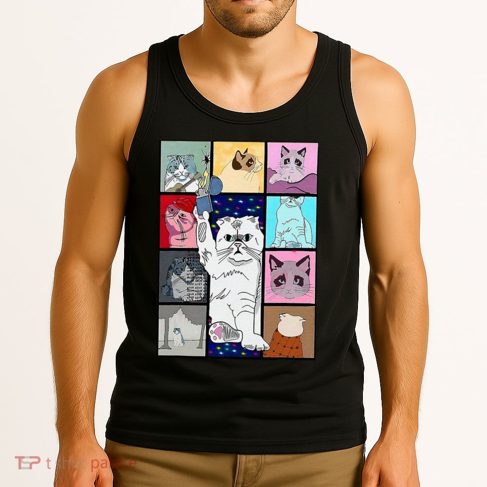 Cute Cat Purring In My Lap Cause It Loves Me Cat Lover Tank Top
