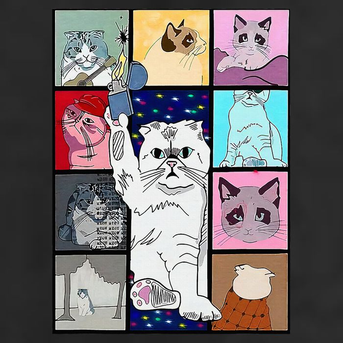 Cute Cat Purring In My Lap Cause It Loves Me Cat Lover Golf Towel