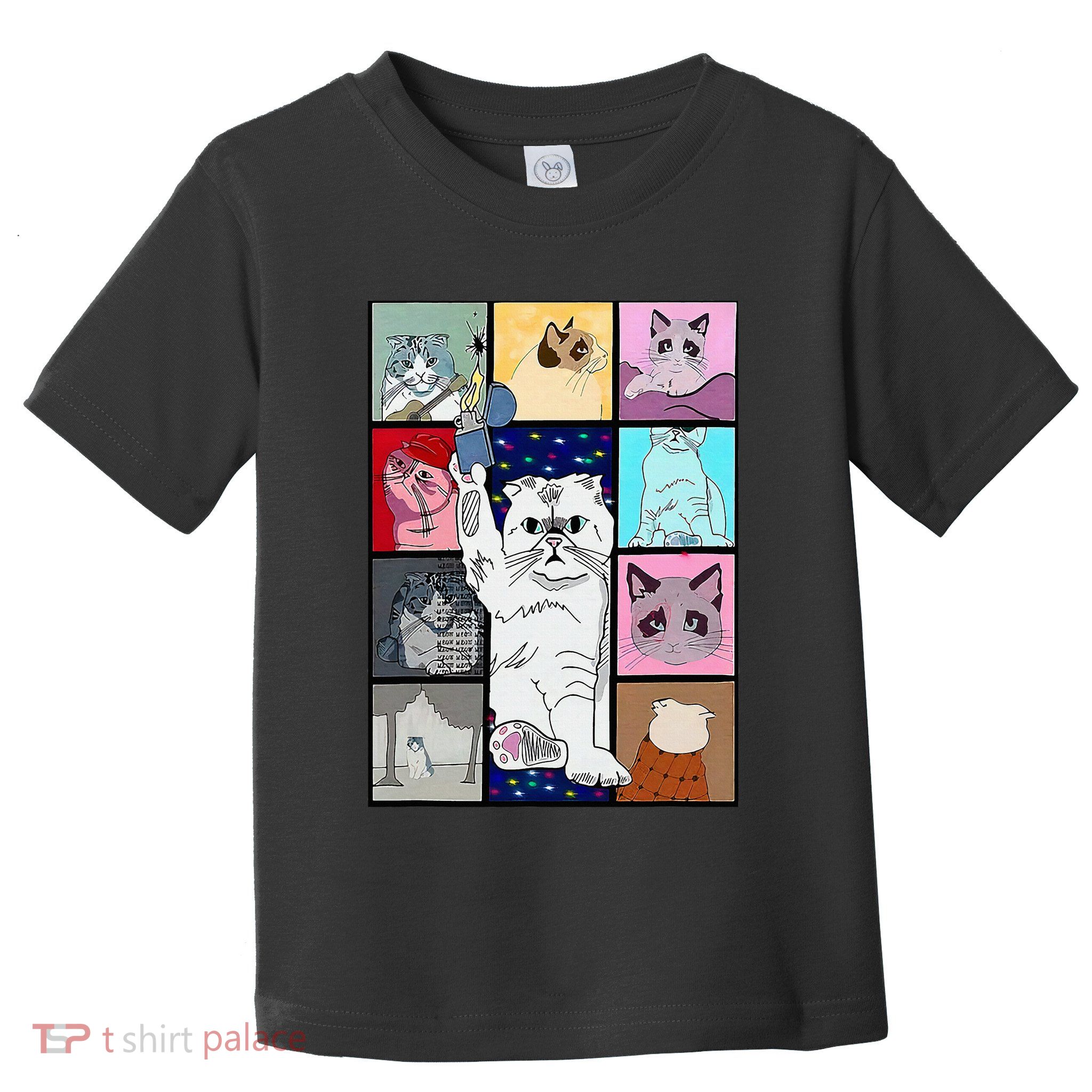 Cute Cat Purring In My Lap Cause It Loves Me Cat Lover Toddler T-Shirt