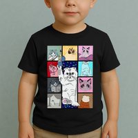 Cute Cat Purring In My Lap Cause It Loves Me Cat Lover Toddler T-Shirt