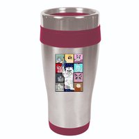 Cute Cat Purring In My Lap Cause It Loves Me Cat Lover 16oz Travel Tumbler