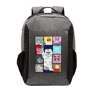 Cute Cat Purring In My Lap Cause It Loves Me Cat Lover Vector Backpack