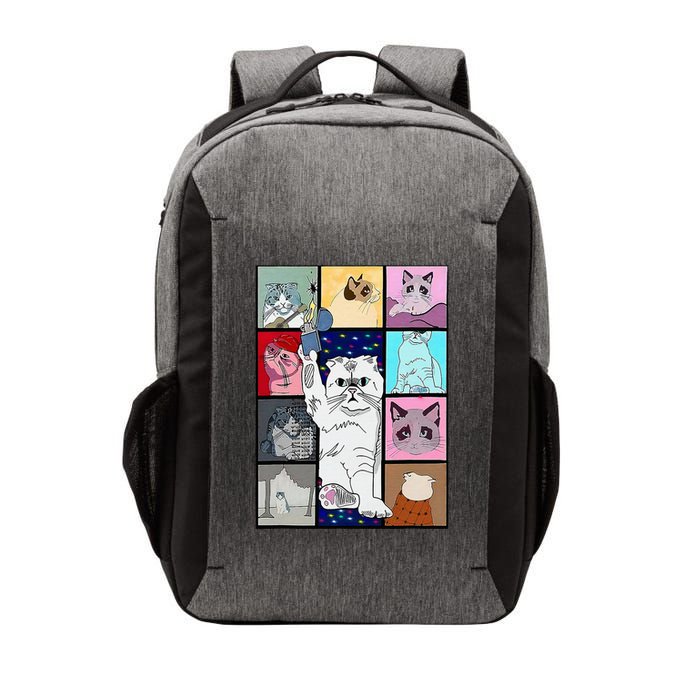 Cute Cat Purring In My Lap Cause It Loves Me Cat Lover Vector Backpack