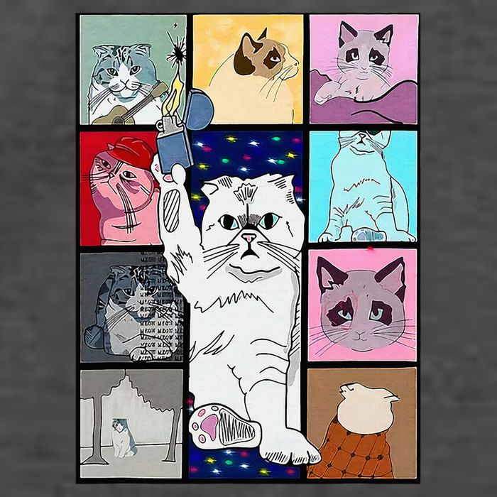 Cute Cat Purring In My Lap Cause It Loves Me Cat Lover Vector Backpack
