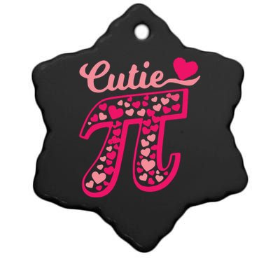 Cool Cutie Pi Love Pi Ceramic Star Ornament