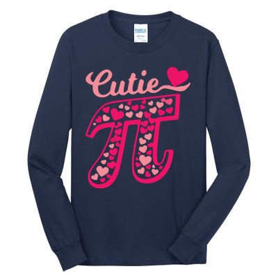 Cool Cutie Pi Love Pi Tall Long Sleeve T-Shirt