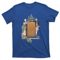 Colonial Christmas Party Vintage Illustration Funny Gift T-Shirt