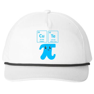 Cute Cutie Pi Pie Math Gift I Fun Math Geek Nerd Great Gift Snapback Five-Panel Rope Hat