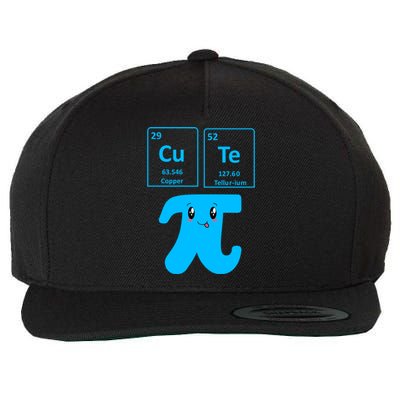 Cute Cutie Pi Pie Math Gift I Fun Math Geek Nerd Great Gift Wool Snapback Cap