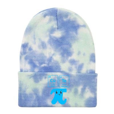 Cute Cutie Pi Pie Math Gift I Fun Math Geek Nerd Great Gift Tie Dye 12in Knit Beanie