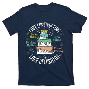 Cake Constructing Pastry Chef Bakery Owner Baker Baking T-Shirt