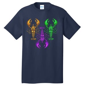 Carnival Costume Party Parade Crawfish Lover Gift Mardi Gras Tall T-Shirt