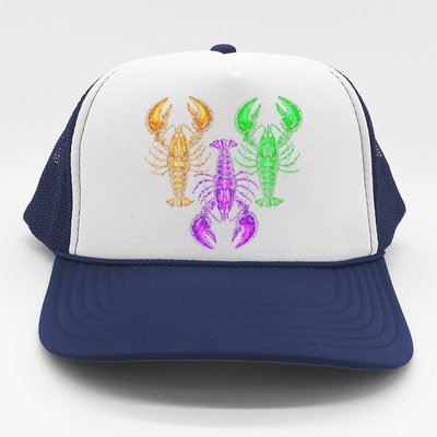 Carnival Costume Party Parade Crawfish Lover Gift Mardi Gras Trucker Hat