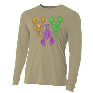 Carnival Costume Party Parade Crawfish Lover Gift Mardi Gras Cooling Performance Long Sleeve Crew