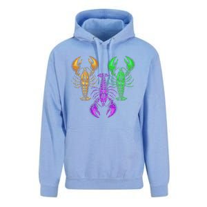 Carnival Costume Party Parade Crawfish Lover Gift Mardi Gras Unisex Surf Hoodie