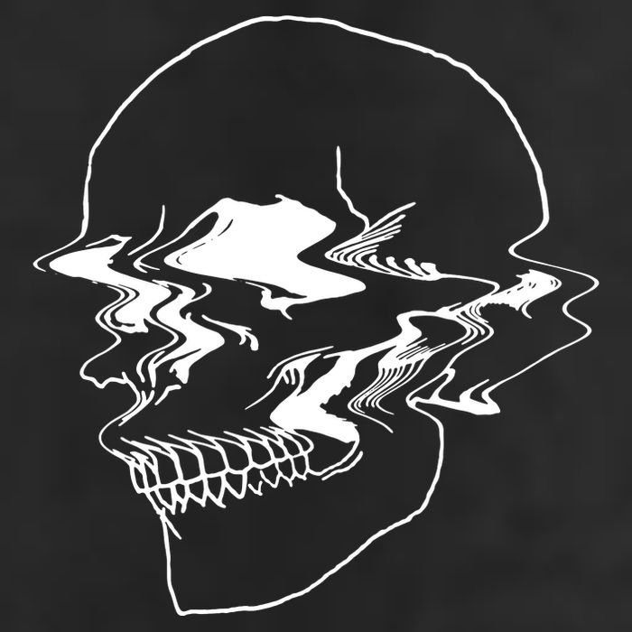 Creepy Cool Pastel Vaporwave Skull Adult Drive Performance Visor
