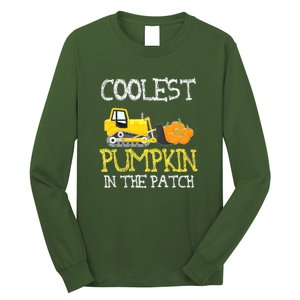 Cutest Coolest Pumpkin In The Patch Halloween Boys Gift Long Sleeve Shirt