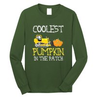 Cutest Coolest Pumpkin In The Patch Halloween Boys Gift Long Sleeve Shirt