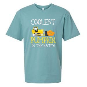 Cutest Coolest Pumpkin In The Patch Halloween Boys Gift Sueded Cloud Jersey T-Shirt