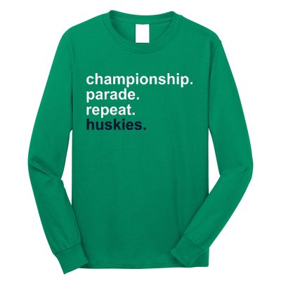 Cprh Championship Parade Repeat Huskies Long Sleeve Shirt