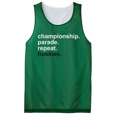 Cprh Championship Parade Repeat Huskies Mesh Reversible Basketball Jersey Tank