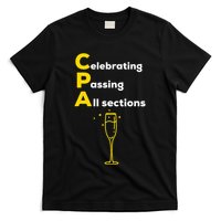 Cpa Celebrating Passing Test New Accountant Gift T-Shirt