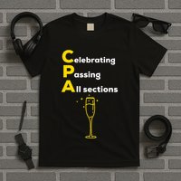 Cpa Celebrating Passing Test New Accountant Gift T-Shirt