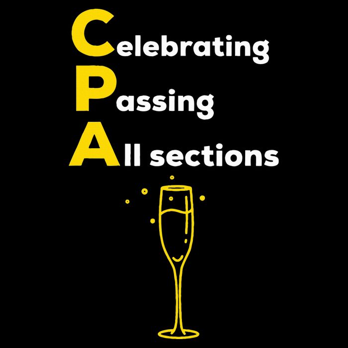 Cpa Celebrating Passing Test New Accountant Gift T-Shirt