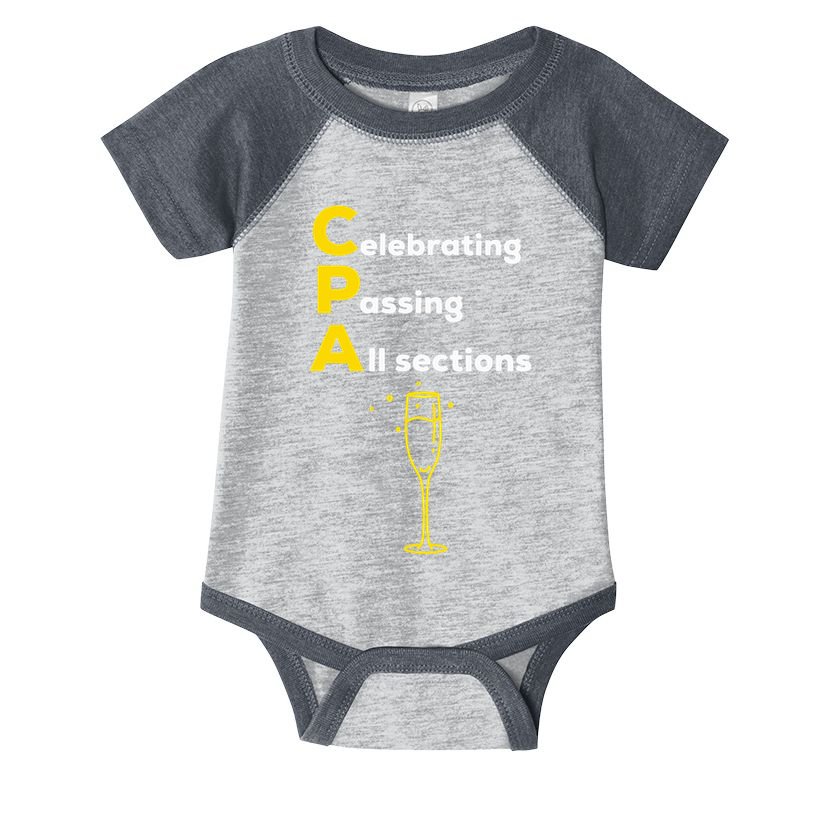 Cpa Celebrating Passing Test New Accountant Gift Infant Baby Jersey Bodysuit