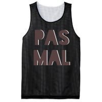 Chic Cute Pas Mal Not Bad Saying French Travel Language Mesh Reversible Basketball Jersey Tank