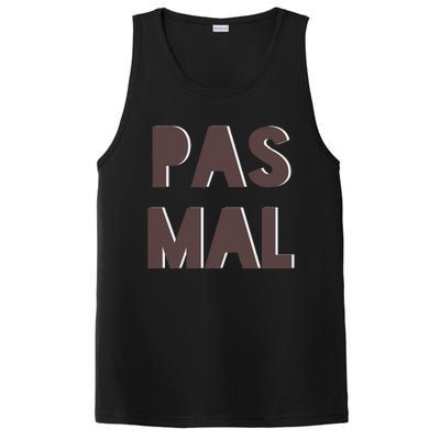 Chic Cute Pas Mal Not Bad Saying French Travel Language PosiCharge Competitor Tank