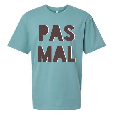 Chic Cute Pas Mal Not Bad Saying French Travel Language Sueded Cloud Jersey T-Shirt