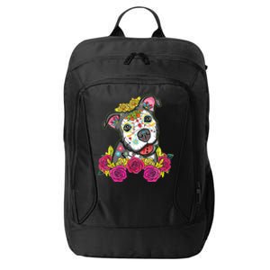 Cute Calavera Perro Dia De Los Muertos Halloween Dog City Backpack