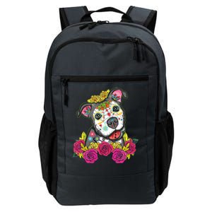 Cute Calavera Perro Dia De Los Muertos Halloween Dog Daily Commute Backpack