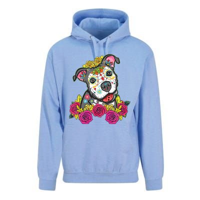 Cute Calavera Perro Dia De Los Muertos Halloween Dog Unisex Surf Hoodie