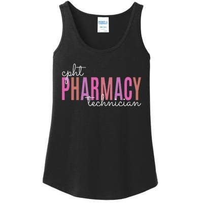 Cpht Certified Pharmacy Technician Tech Teams Medication Ladies Essential Tank